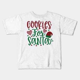 Cookies for Santa Kids T-Shirt